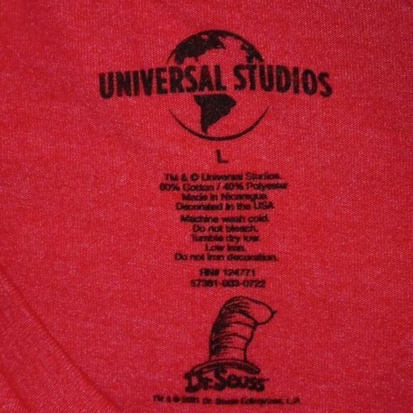 Dr. Seuss Women's Tshirt Size Large but fits more like a Medium (pictures with - Picture 3 of 6